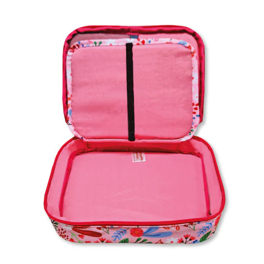 CARTUCHERA RECTANGULAR FLORES