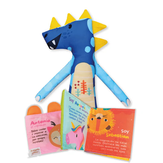 COMBO PELUCHE + LIBRO DE TELA