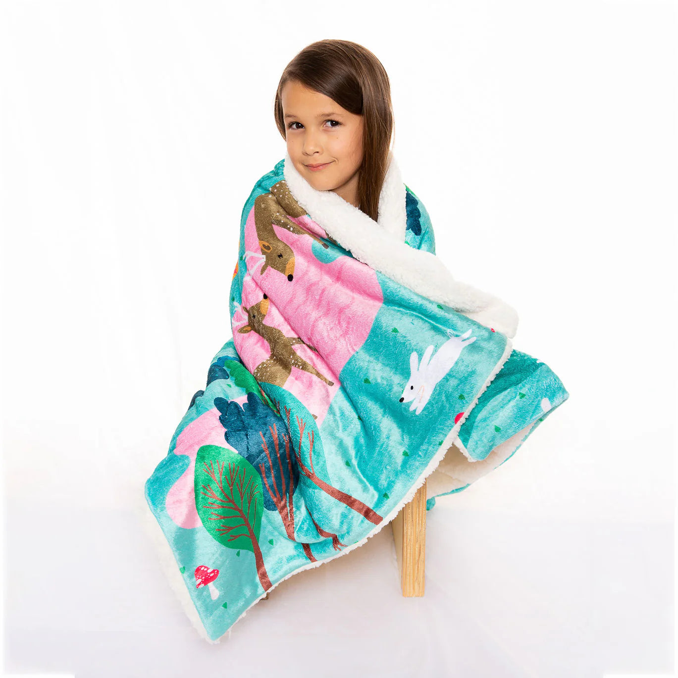 Cobija para niña de Venados